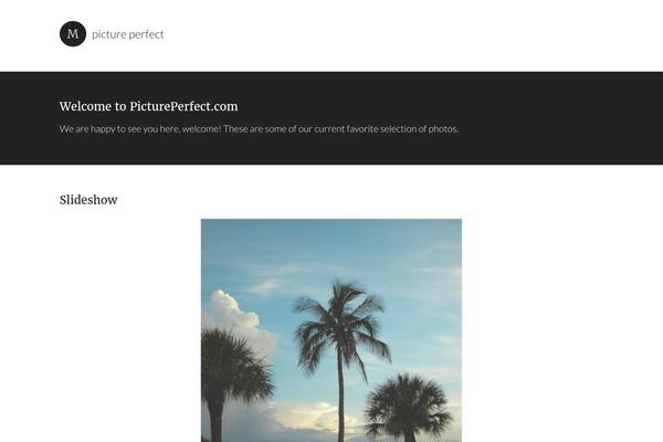 Modern Portfolio Pro theme site design template sample