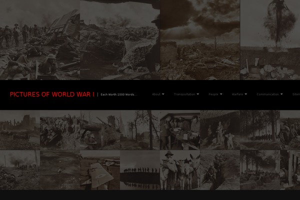 Fullscreen theme site design template sample