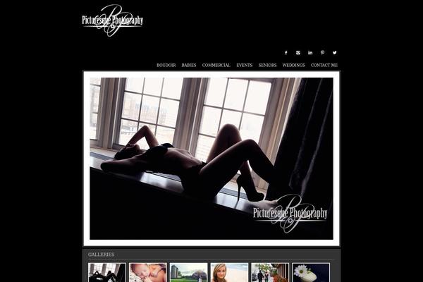 Landscape theme site design template sample