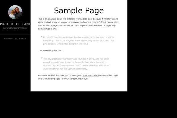 picturetheplanet.com site used Sixteen Nine Pro Theme