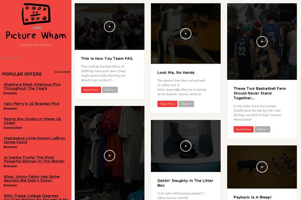 picturewham.com site used Wpex-magtastico