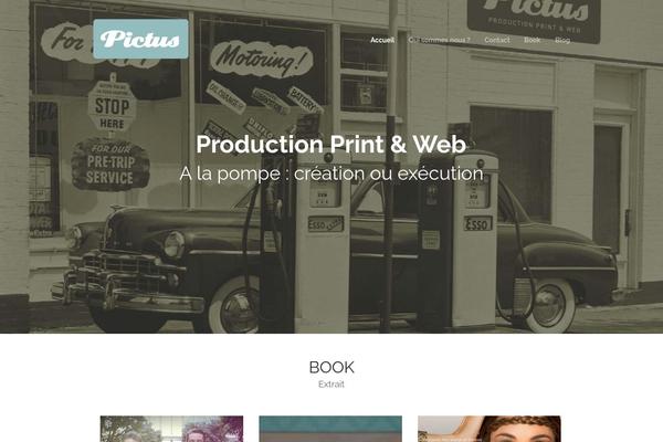 Infinity theme site design template sample