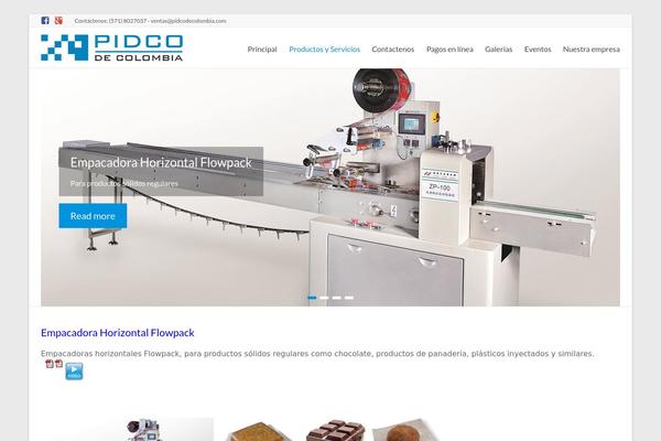 pidcodecolombia.com site used Spacious Pro