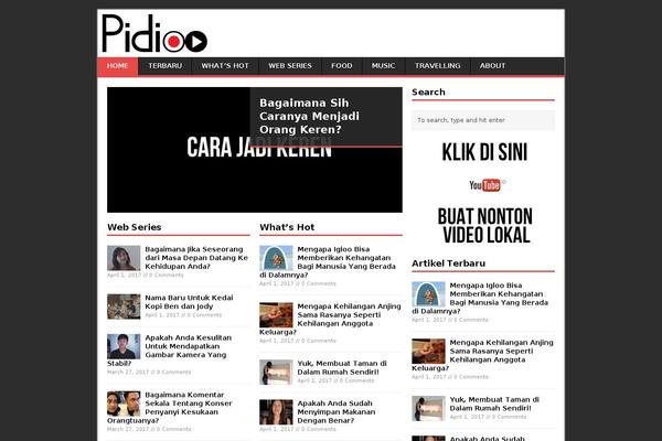 Site using WP Social Sharing plugin
