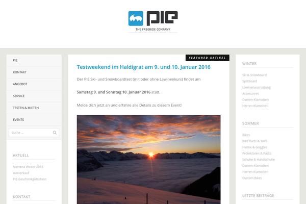 pie-freeride.ch site used Piefreeride