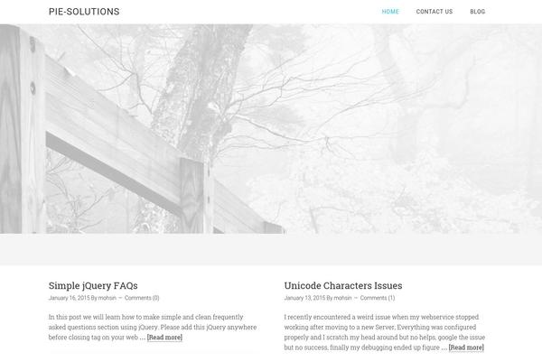 Minimum Pro theme site design template sample