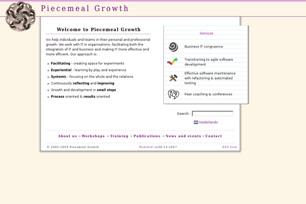 Marc theme site design template sample