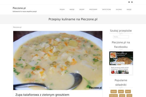 Brasserie theme site design template sample