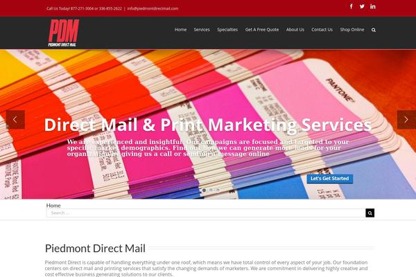 Monochrome-pro theme site design template sample