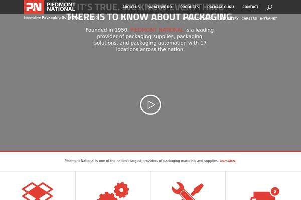 Piedmont theme site design template sample