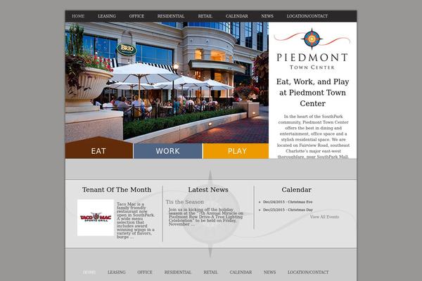 piedmonttowncenter.com site used Ptc