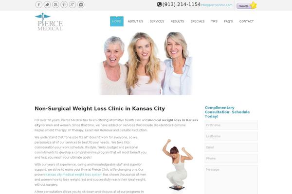 Site using Floating Social Bar plugin
