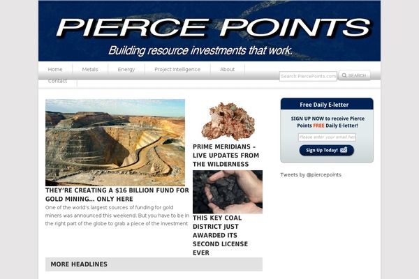 Point theme site design template sample