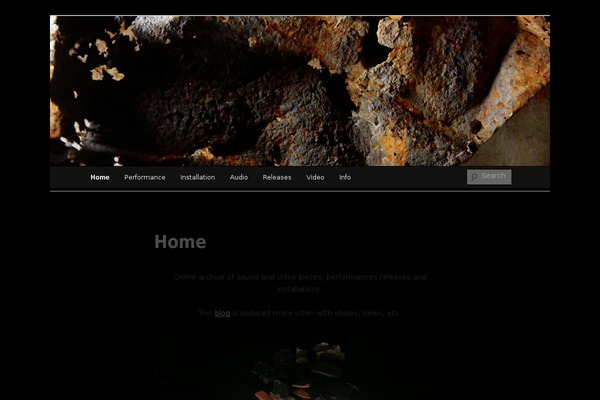 Duster theme site design template sample