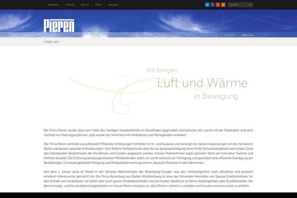 Thunder theme site design template sample