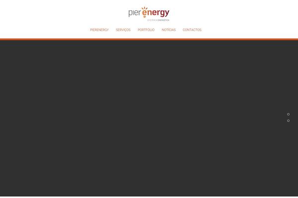 Energy theme site design template sample