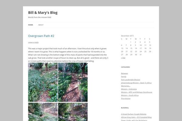Site using Better archives widget plugin