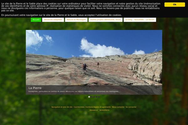 Site using Ginger - EU Cookie Law plugin