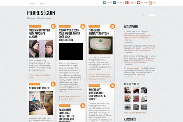 Grido theme site design template sample