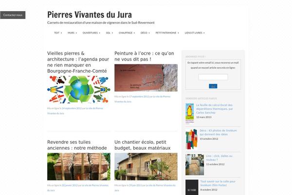 Tiga theme site design template sample