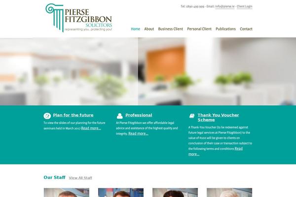 Presence theme site design template sample