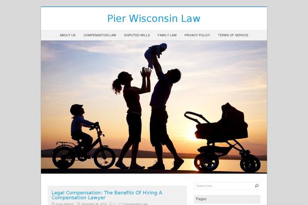 WinterDream theme site design template sample