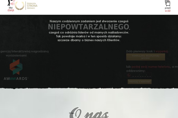 pierwszastronamedalu.pl site used Psm