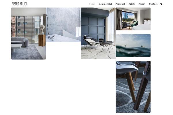 Photography theme site design template sample