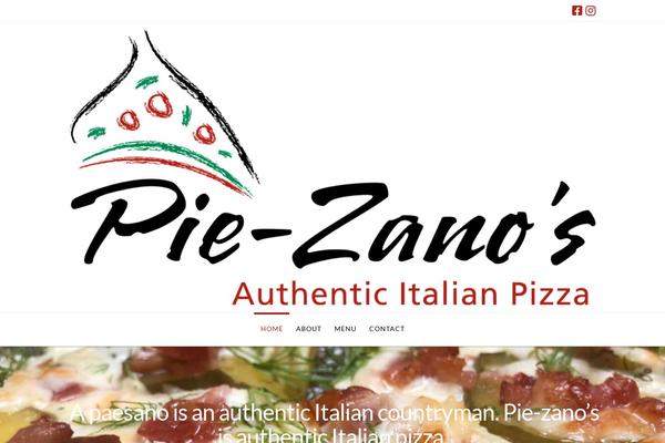 piezanos.ca site used X | The Theme