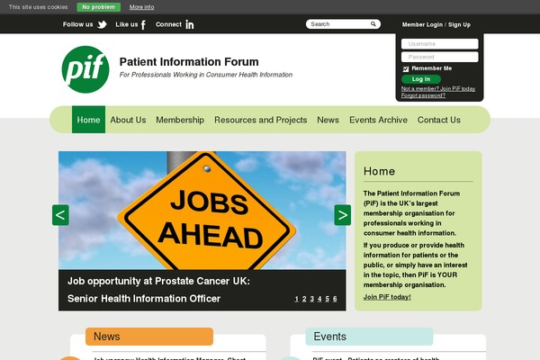 Pif theme site design template sample
