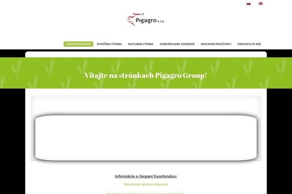 Green theme site design template sample