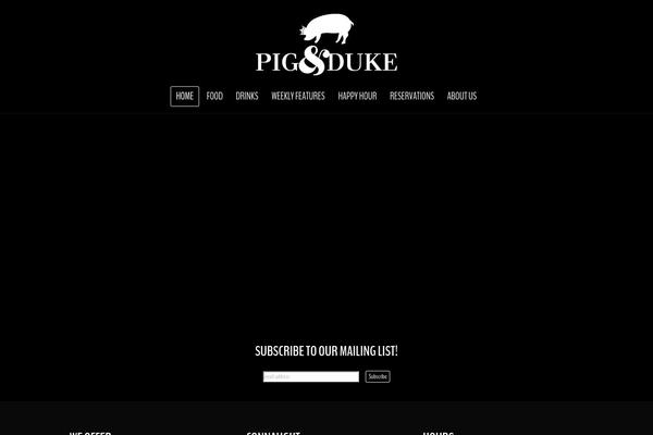 Growler theme site design template sample