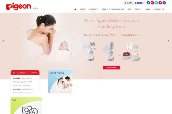 pigeon-in.com site used Pigeon