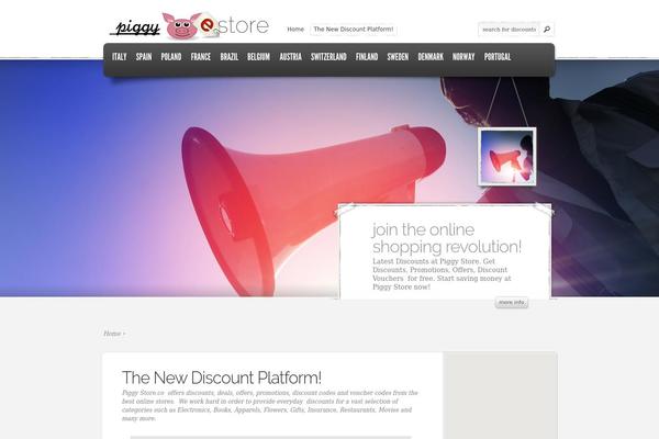 eStore theme site design template sample
