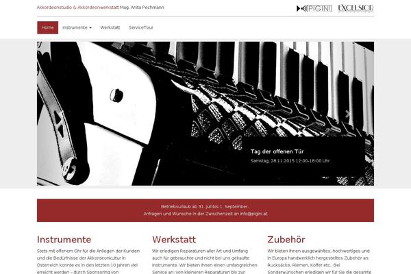 Custom theme site design template sample