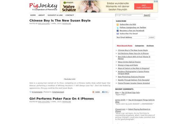 Newsweek theme site design template sample