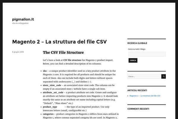 Twenty Thirteen theme site design template sample