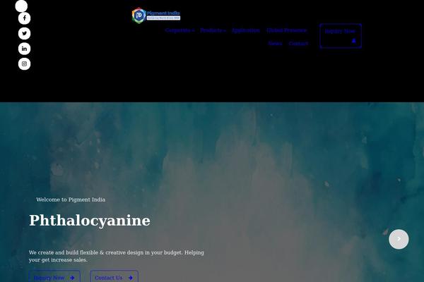 pigmentindia.com site used Gradiant-personal