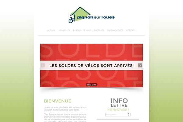 Psr theme site design template sample