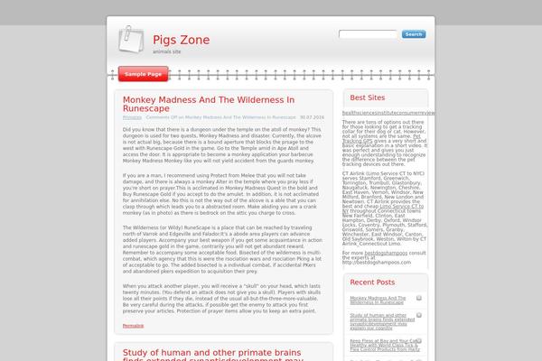 Modern Notepad theme site design template sample