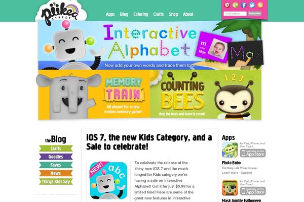 Site using Really Simple Share plugin