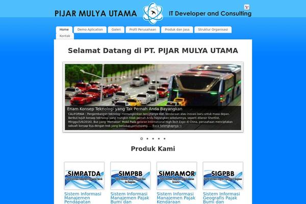 Mantra theme site design template sample