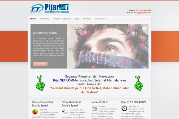 Etherna theme site design template sample