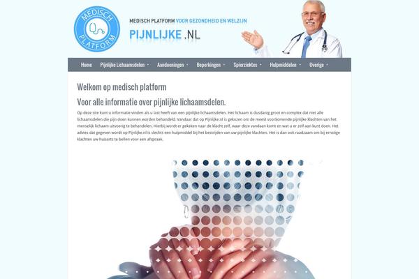 Infinity theme site design template sample