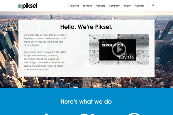 Piksel theme websites examples