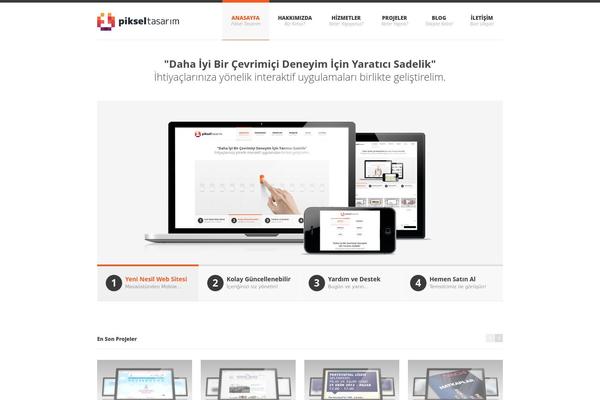 Ek theme site design template sample