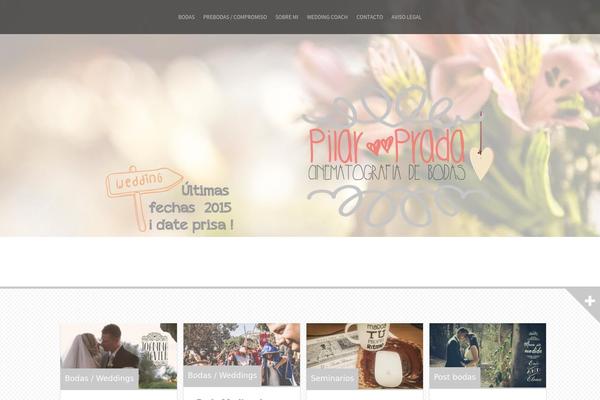Alizee theme site design template sample