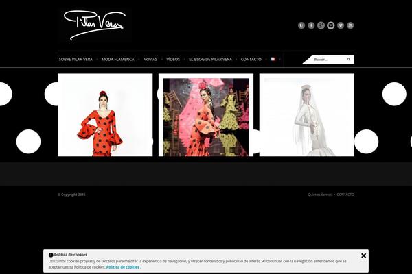 Fashionista theme site design template sample