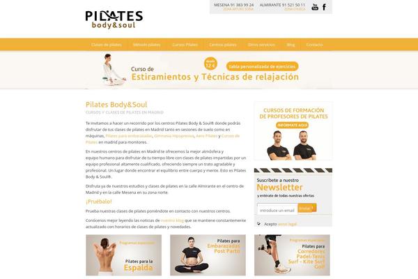pilatesbodysoul.com site used Pilates