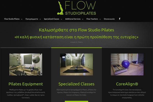 Evolution theme site design template sample